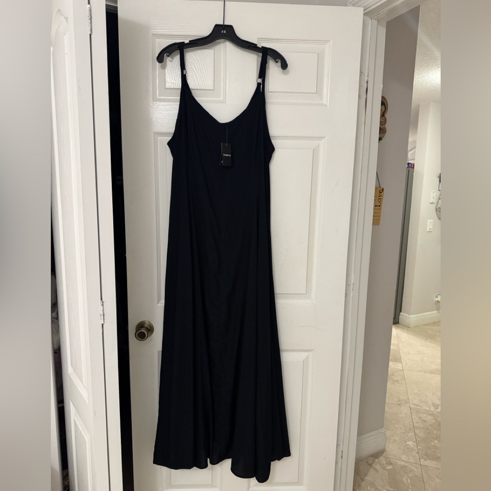 Torrid Deep Black Maxi Trapeze Dress